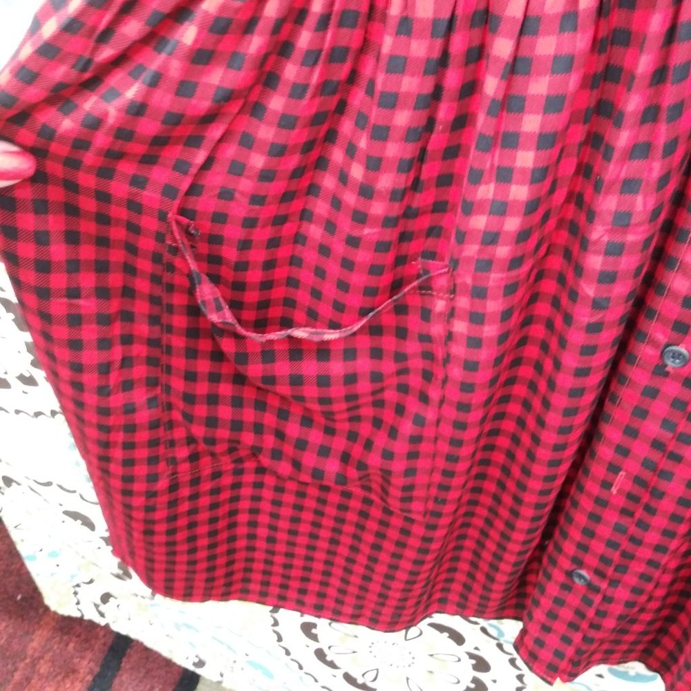 2133 Size Large Jodifl Red Plaid Tunic Top, NWT - Picture 5 of 6